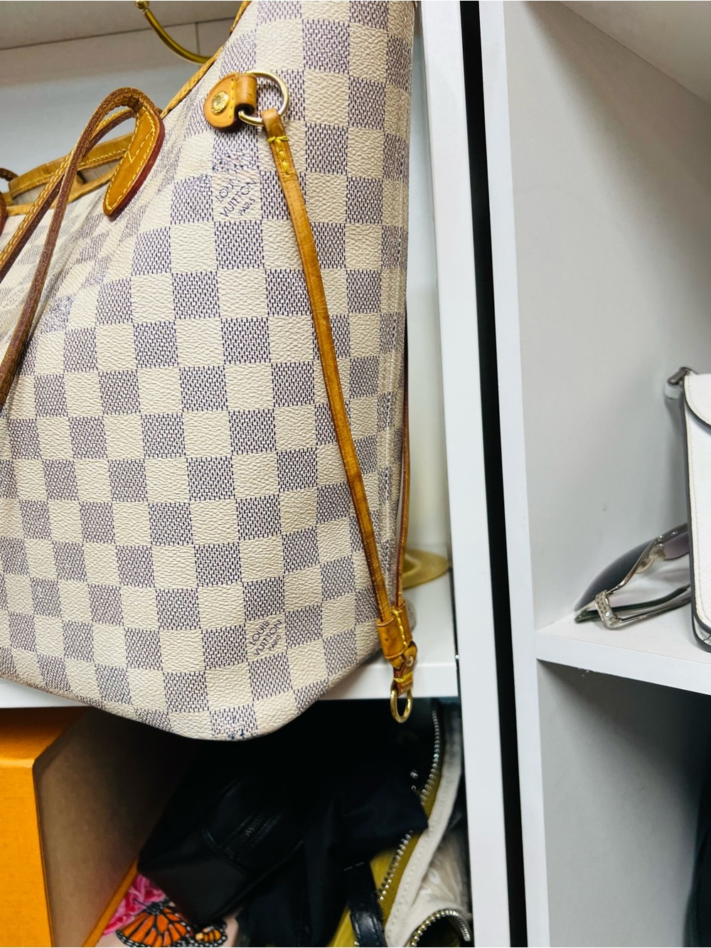 🔥🔥 Louis Vuitton Damier Azure Neverfull bag MM - Picture 16 of 17